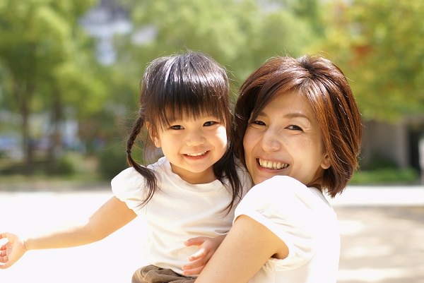 ママと子どもの笑顔