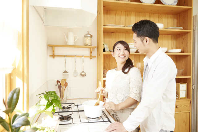 夫婦で料理