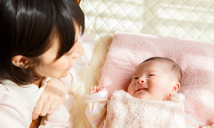 ママ_生後3ヶ月赤ちゃん
