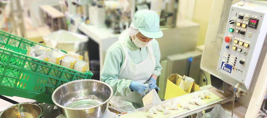 安心の国内提携工場での製造