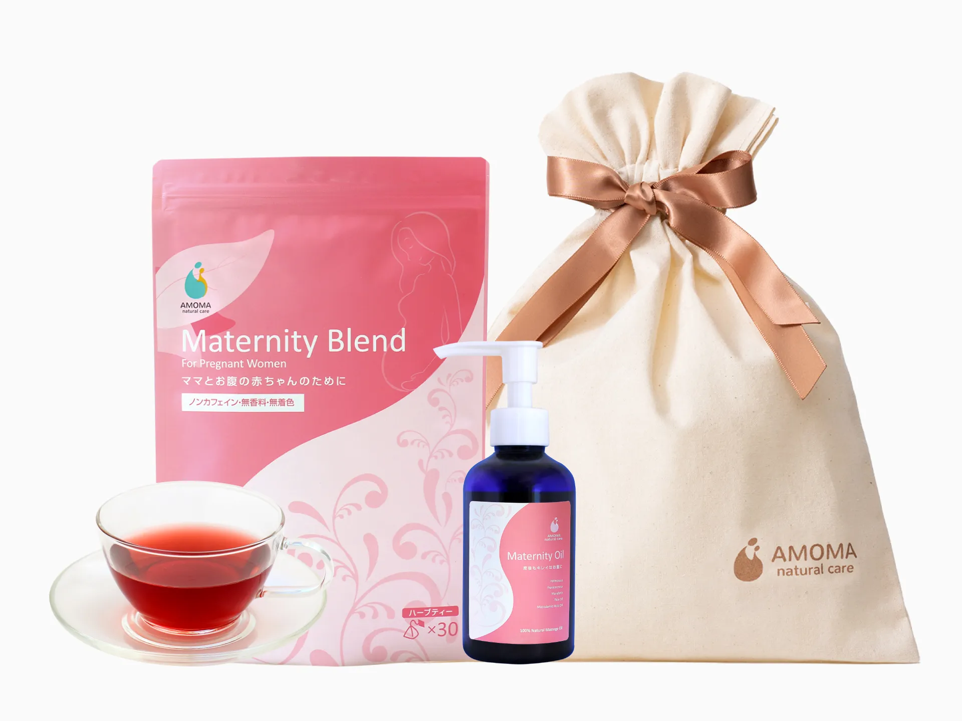マタニティよりそいセット｜妊娠初期から使えるハーブティー&妊娠線